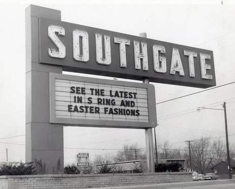 Southgate Shopping Center - Original Sign